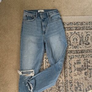 Abercrombie & Fitch High Rise Blue Jeans